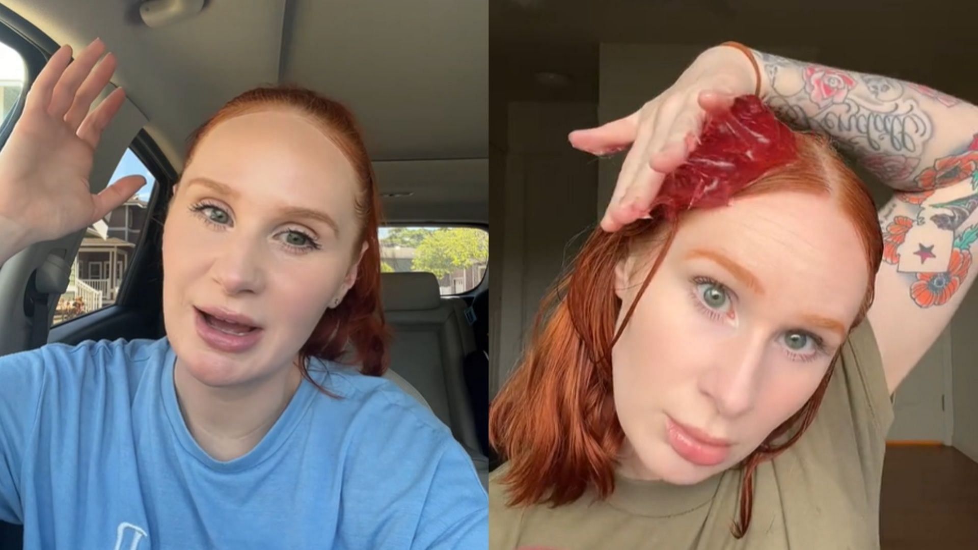 TikTok content creator Ashley Elliot aka Gel Lady addresses speculations about her marriage. (Image via TikTok/@ash.e.e)