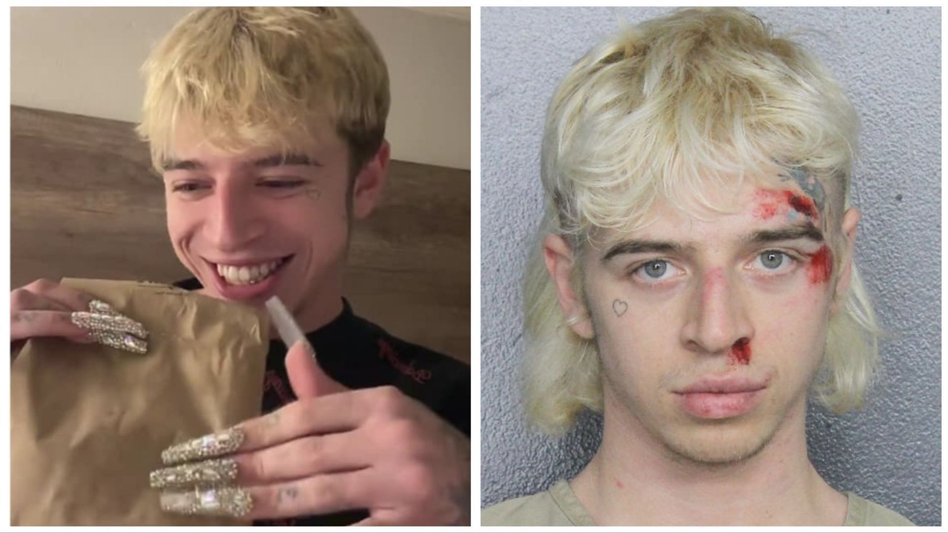 Icy Wyatt, the TikTok star, has been re-arrested (Image via TikTok / @icywyatt / Broward County court)