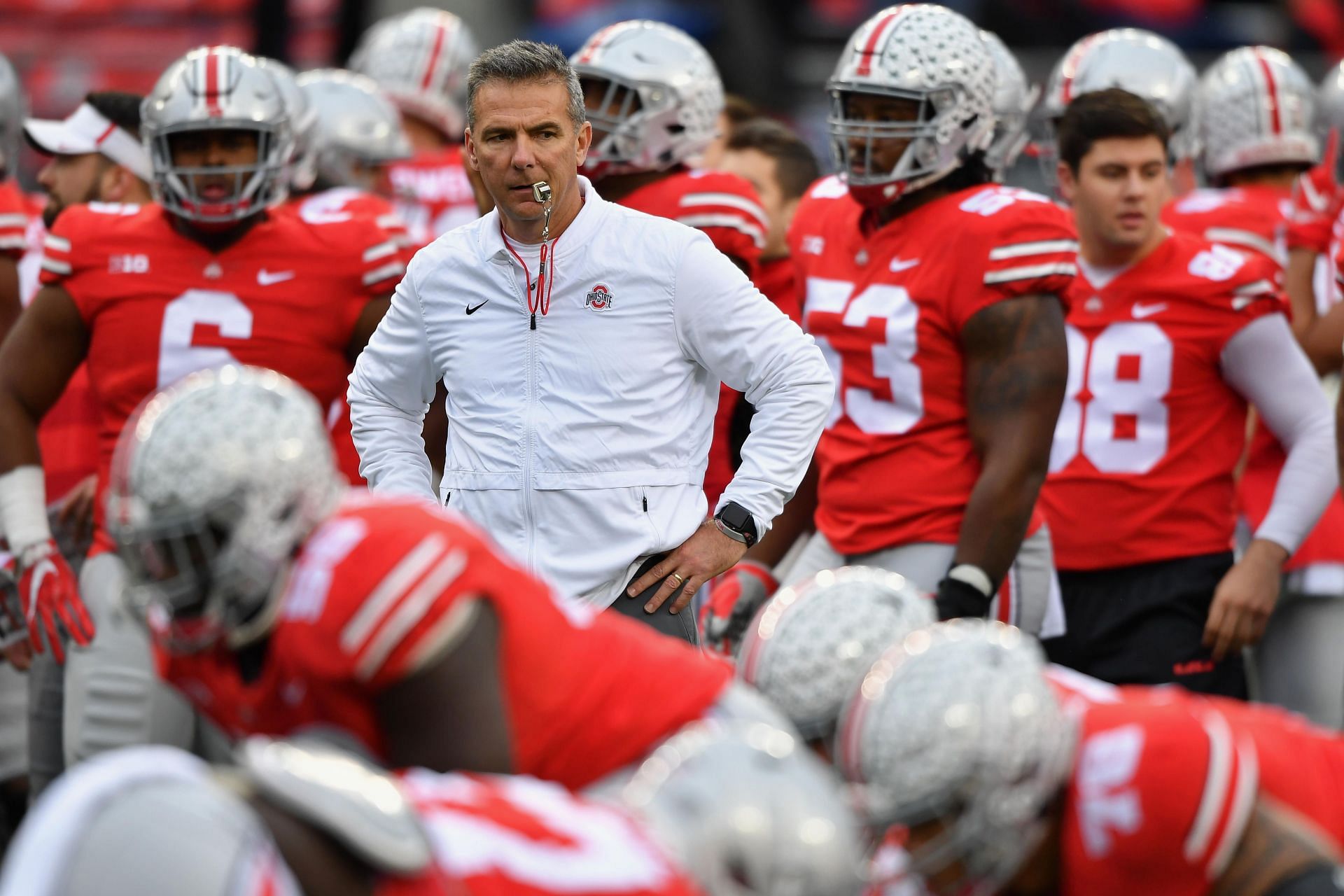 Meyer led Ohio State to a national title in 2014.