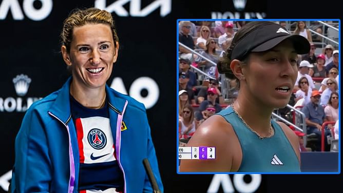 "Iconic" - Jessica Pegula's shocked reaction to being interrupted mid-rally against Iga Swiatek by 'Cotton Eye Joe' song amuses Victoria Azarenka