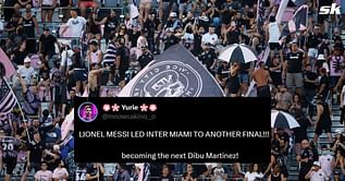 "Becoming the next Dibu Martinez", "Thank you again" - Fans hail Lionel Messi's Inter Miami teammate for performance in S/F against Cincinnati