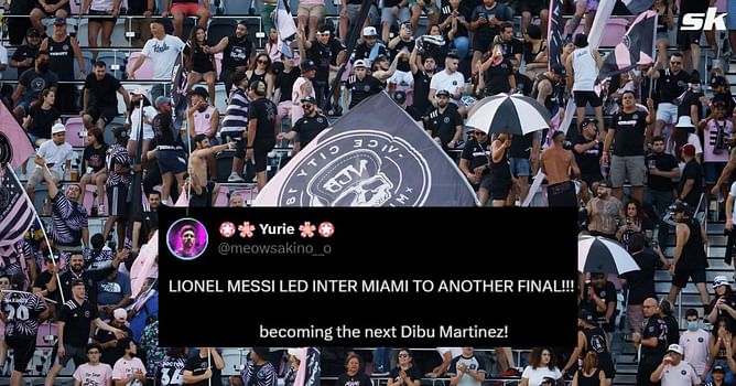 "Becoming the next Dibu Martinez", "Thank you again" - Fans hail Lionel Messi's Inter Miami teammate for performance in S/F against Cincinnati