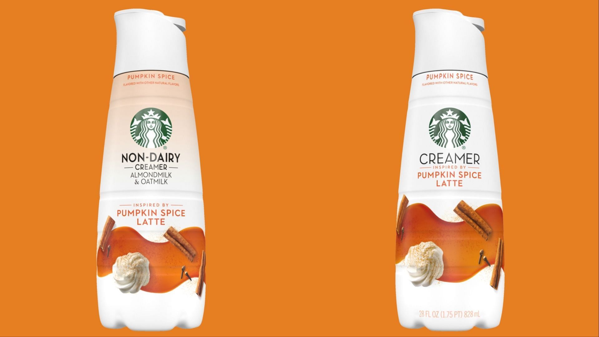 Pumpkin Spice Flavored Creamer (Image via Starbucks)