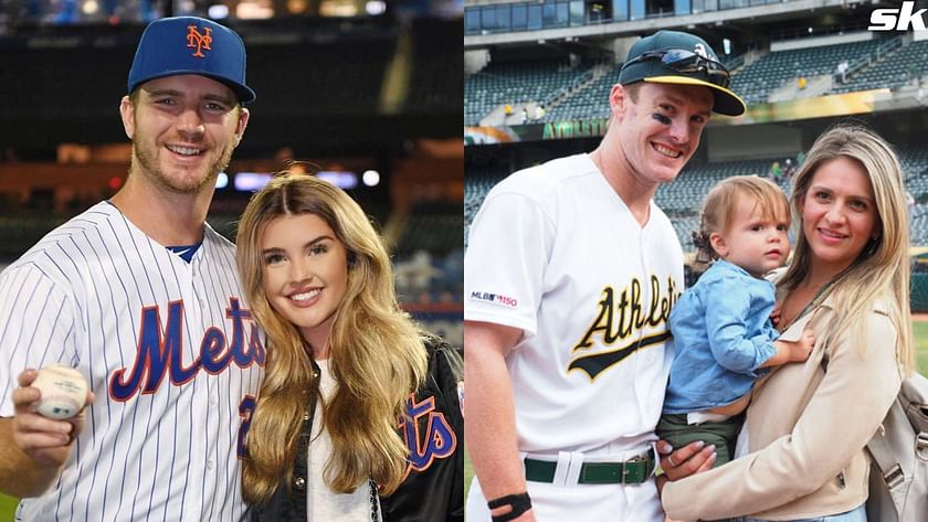 Pete Alonso: Pete Alonso's wife Haley bonds with Marc Canha's wife  preceding outfielder's departure to Brewers