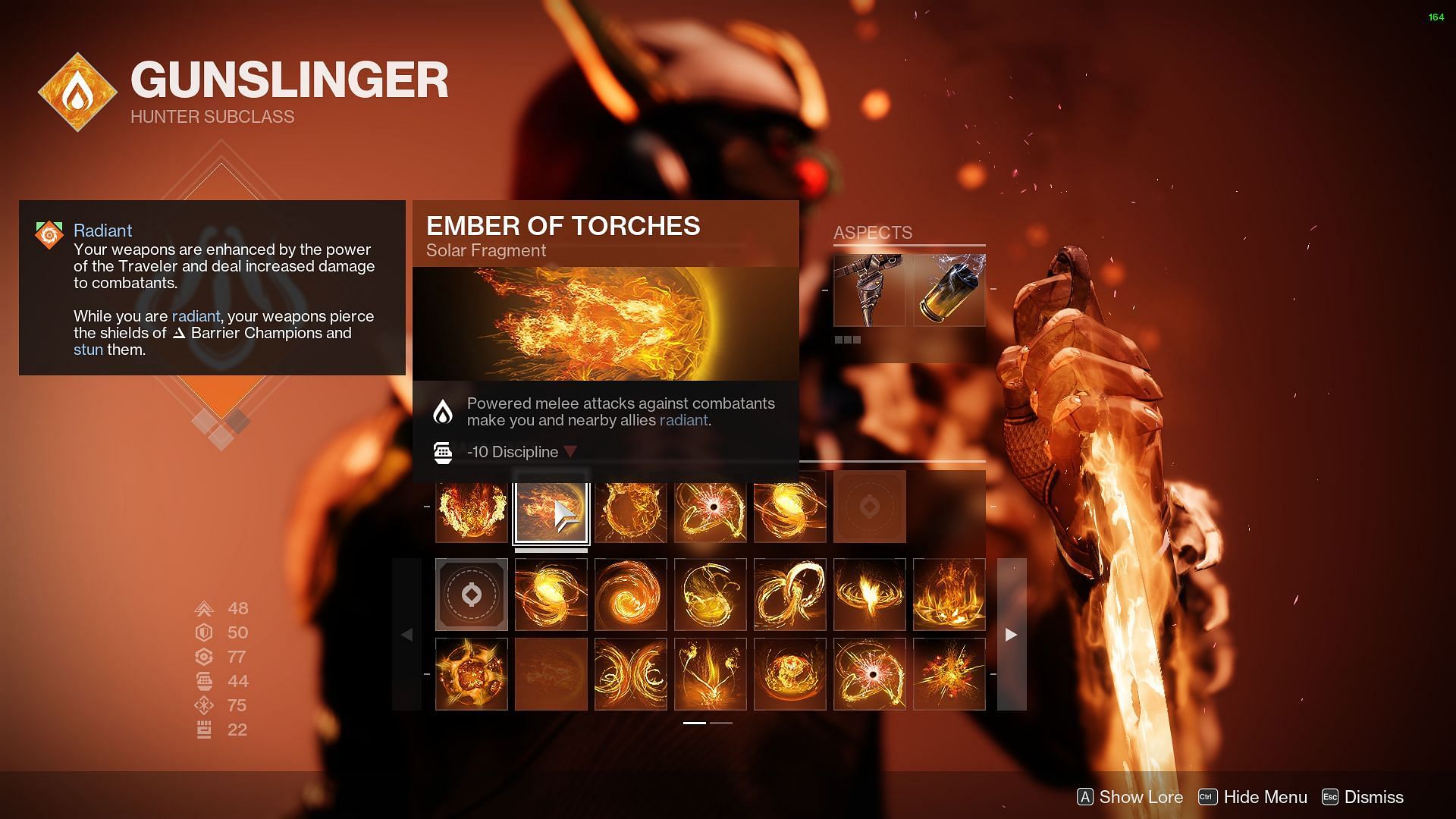 Ember of Torches Fragment (Image via Bungie)