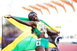 "I feel so emotional, this was my first gold medal ever" - Shericka Jackson rewatching her 200m finals at 2022 World Athletics Championships