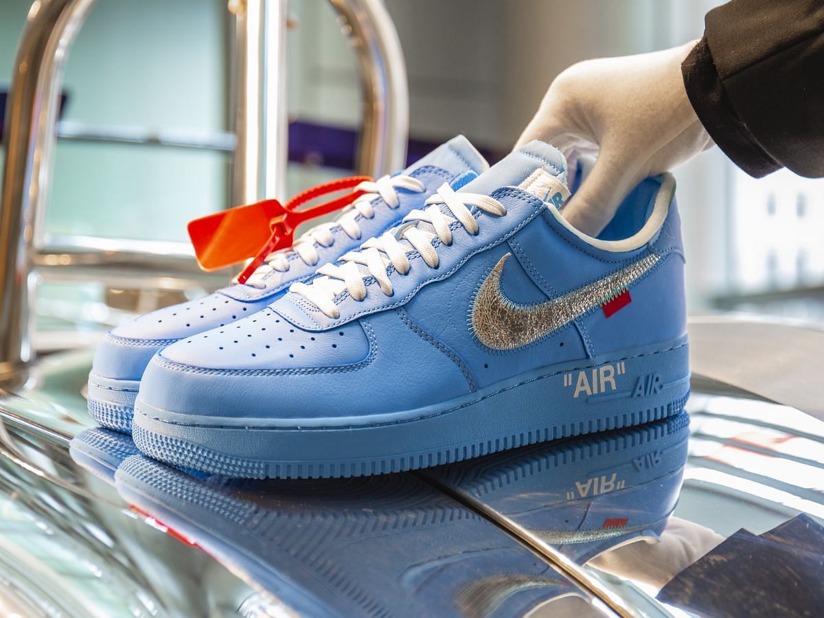 One of the best Nike Air Force 1 &ldquo;MCA Chicago&rdquo; Sneakers (Image via Getty)