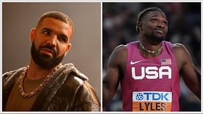 "Now the whole league doesn't rate u" - Canadian rapper Drake hits back at Noah Lyles following his controversial comments about NBA