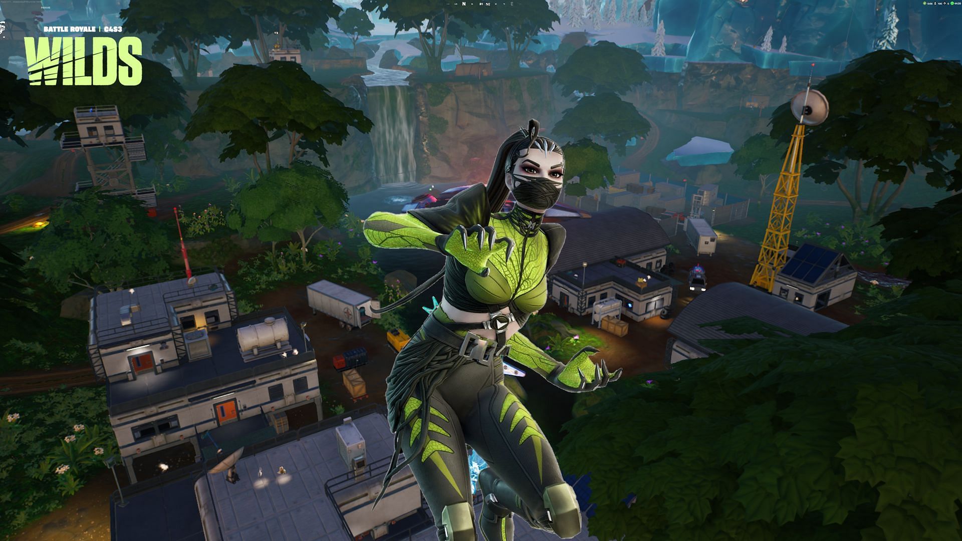 Viper from Valorant is unofficially in Fortnite (Image via Epic Games/Fortnite)