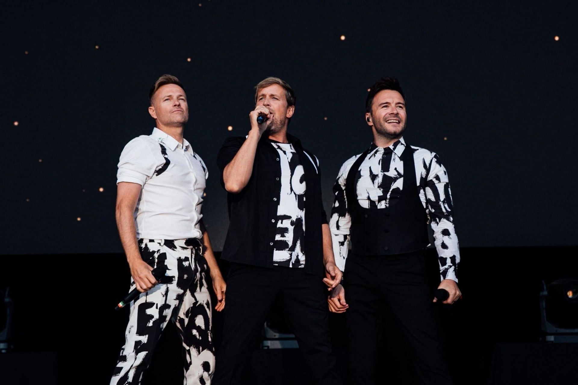 Westlife at Cardiff Castle in Wales, UK on July 05, 2023 (Image via Getty Images)