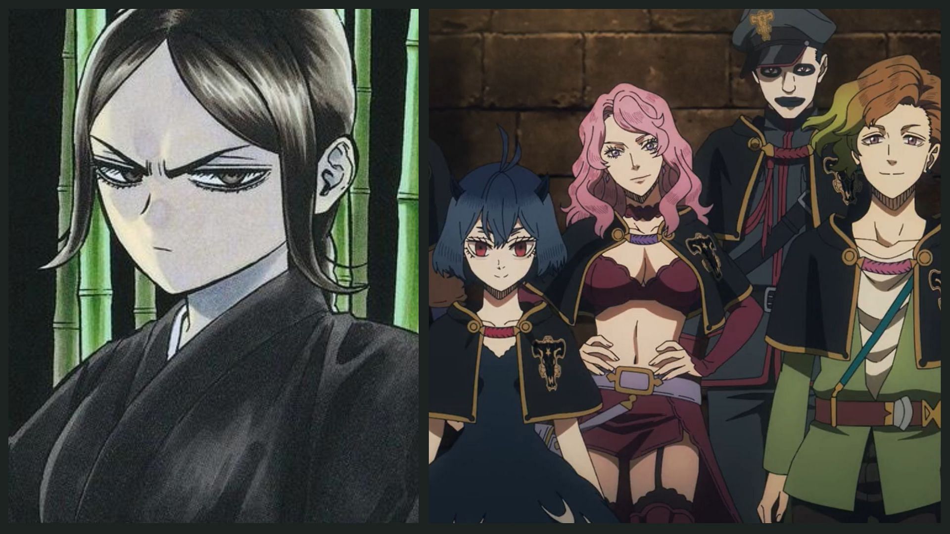 Ichika Yami and Black Bulls as seen in Black Clover