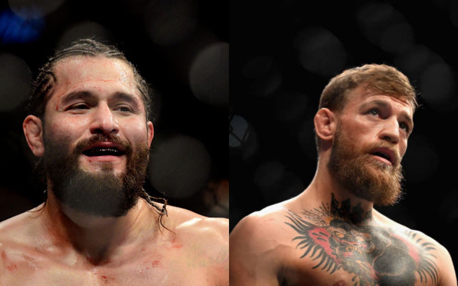 Jorge Masvidal (left); Conor McGregor (right)