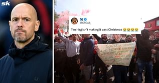 “Ten Hag has to resign” “We are finished” - Manchester United fans furious after 3-0 loss to Burnley in closed doors friendly