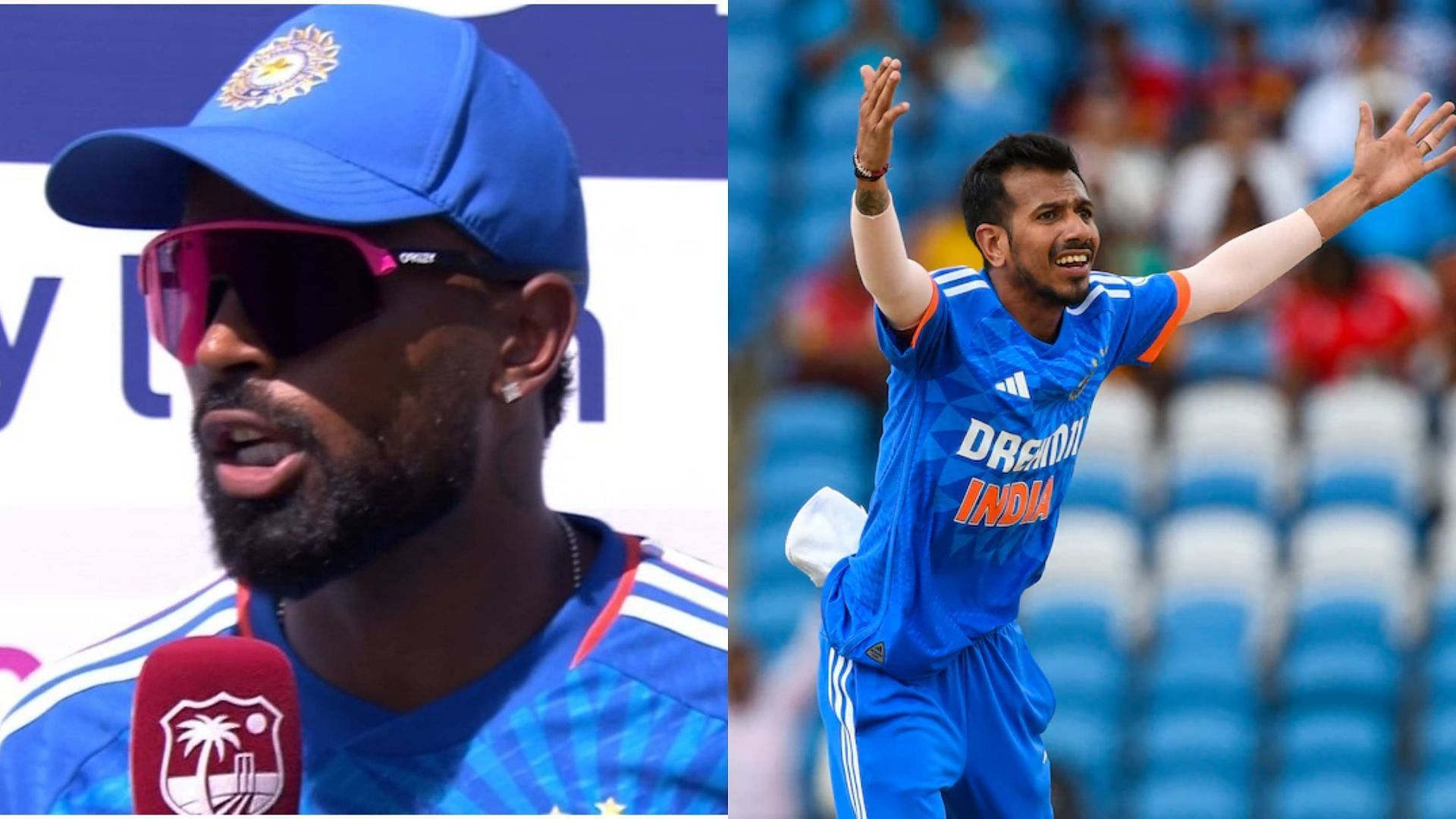 Hardik Pandya (L) didn