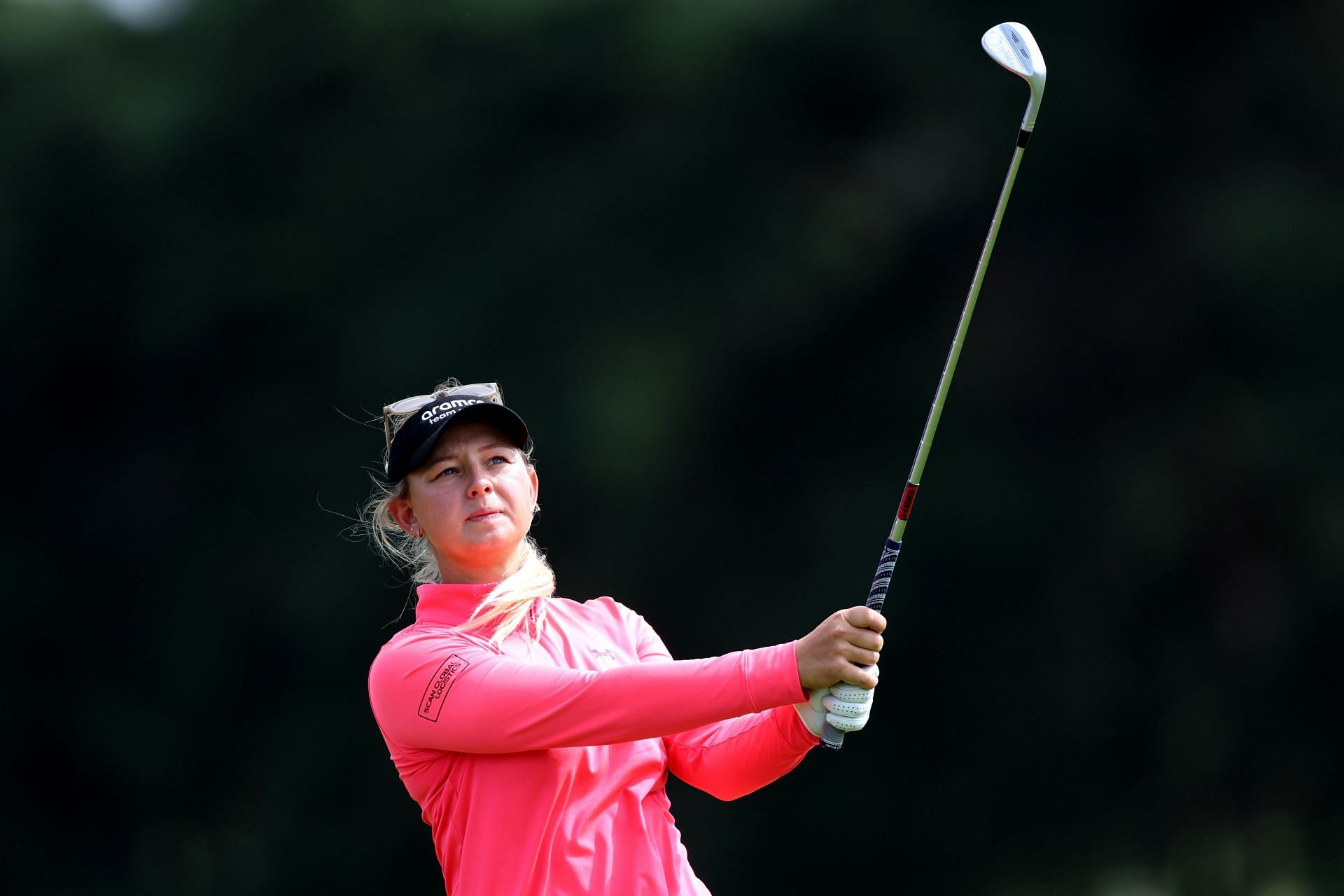 Emily Kristine Pedersen at the AIG Women&#039;s Open (image via Getty)