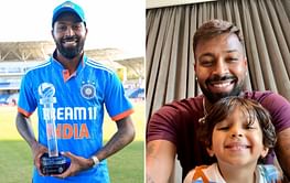 "My little partner in crime" - Hardik Pandya shares adorable photograph featuring his son Agastya
