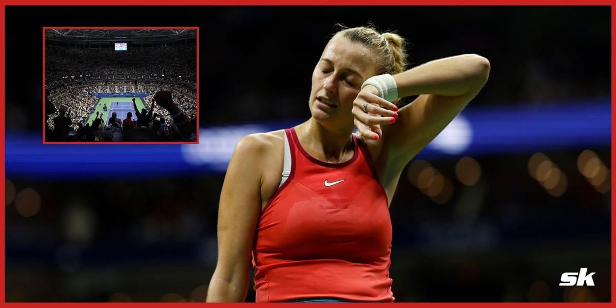 Petra Kvitova bowed out of the US Open in the second round.