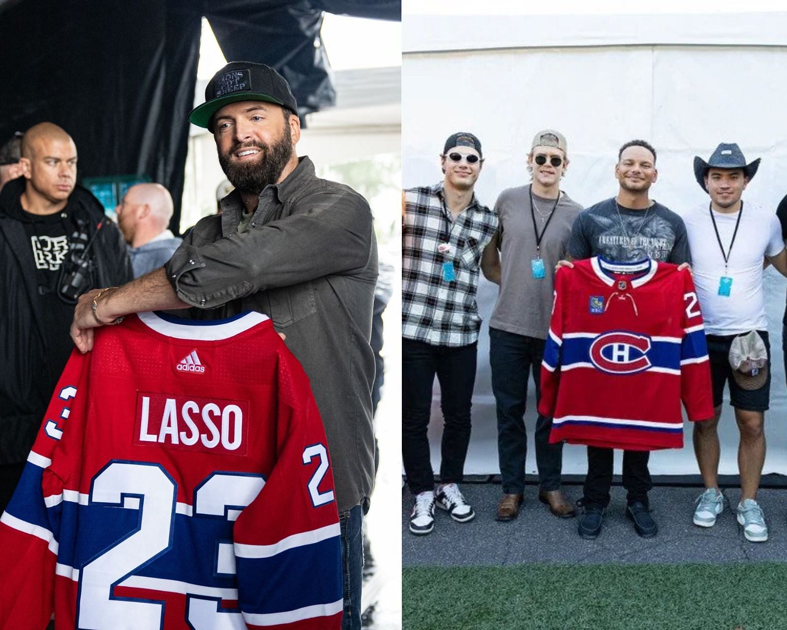 Multiple Canadiens stars spotted at Lasso Montreal country music festival