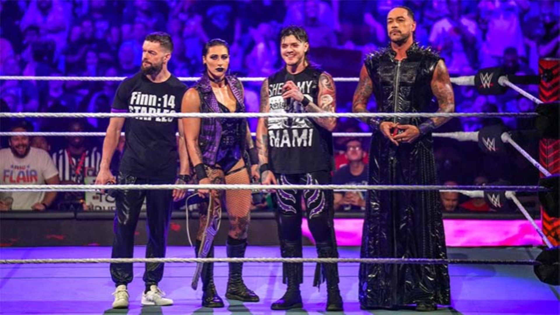 The Judgment Day cuts a promo on WWE RAW.