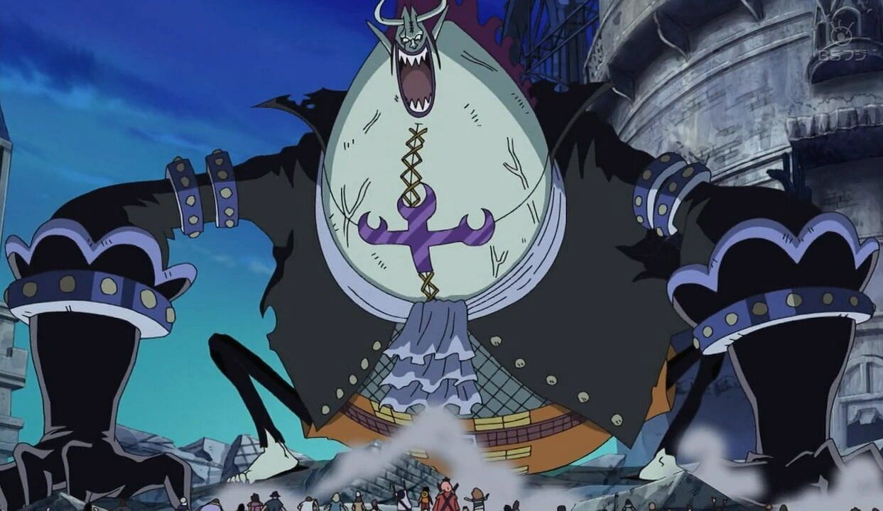 Gecko Moria is also one of the least impressive One Piece power-ups (Image via Toei Animation).