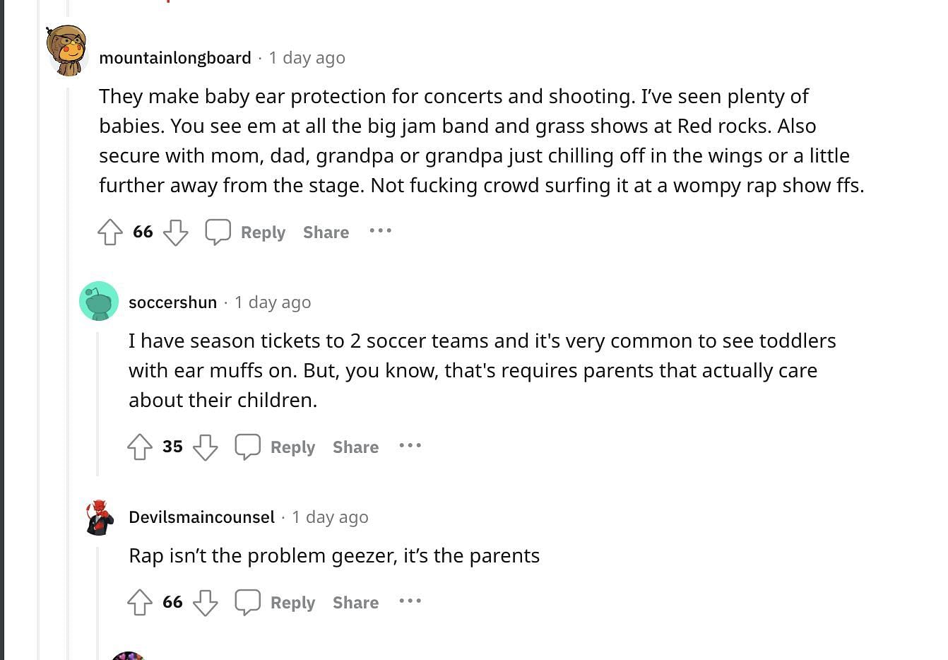 Social media users stunned as parents hands over baby to Flo Rida during a concert: Many questioned the presence of the kid in the concert. (Image via Reddit)