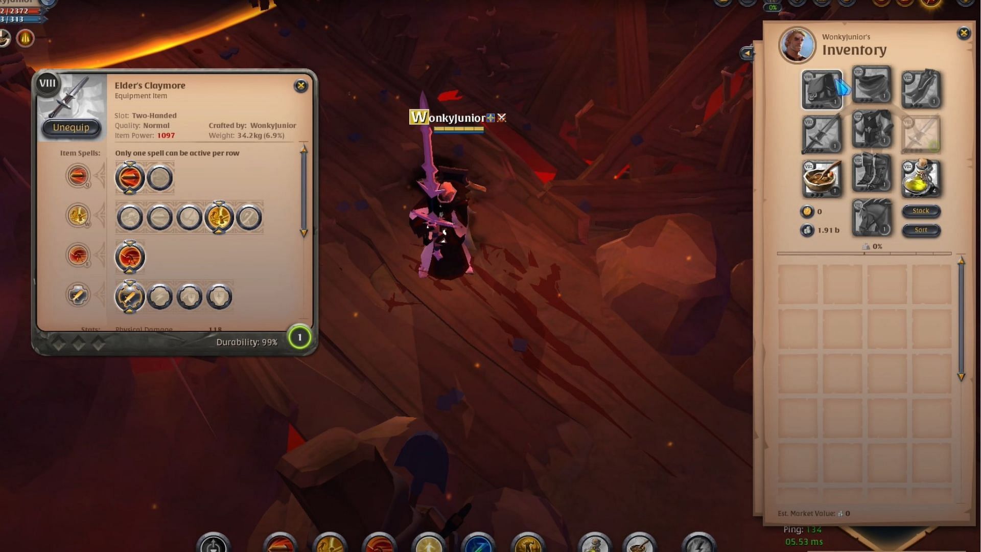 Claymore build in Albion Online (Image via Sandbox Interactive)