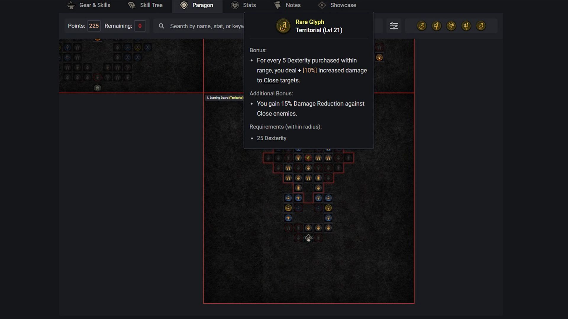 Territorial Glyph in Diablo 4 (Image via d4builds.gg)
