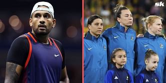 Nick Kyrgios applauds Australian women's football team on FIFA World Cup campaign but holds off on the idea of giving them a statue