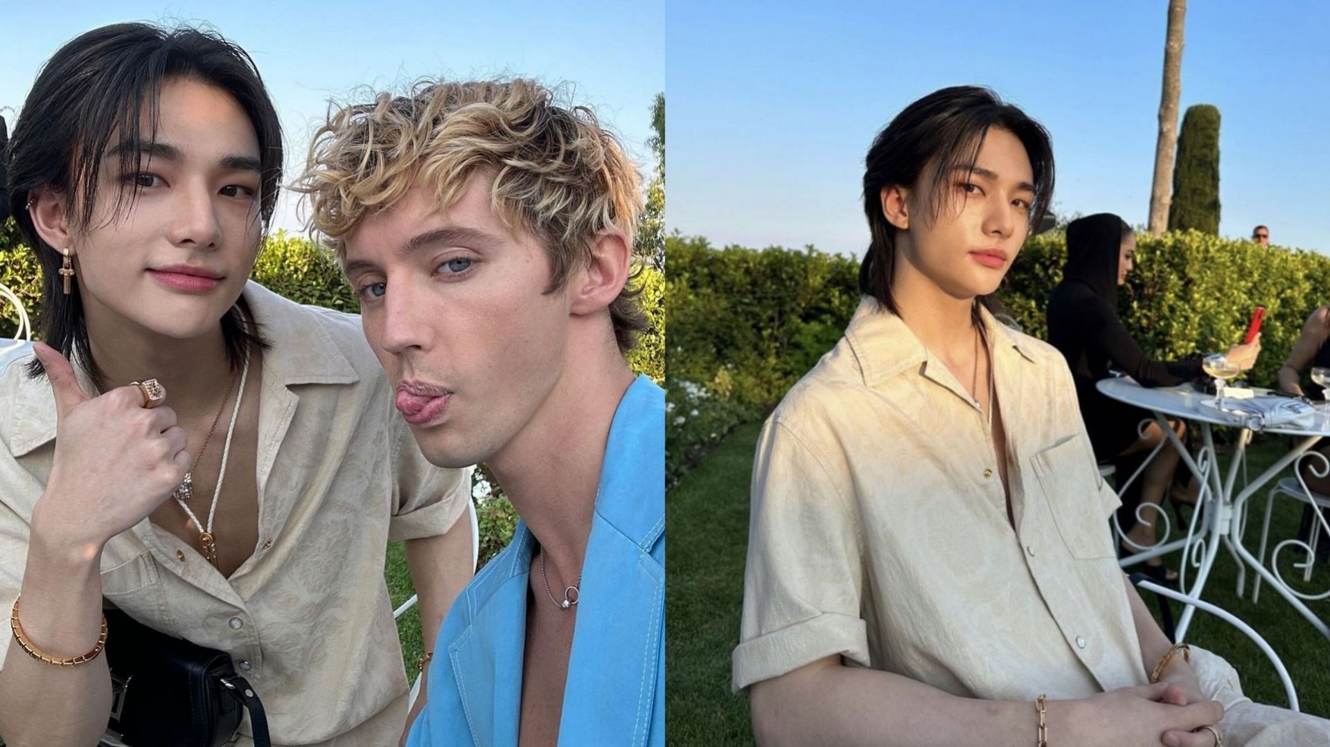 Featuring Troye Sivan and Hyunjin ( Image via Troye Sivan)