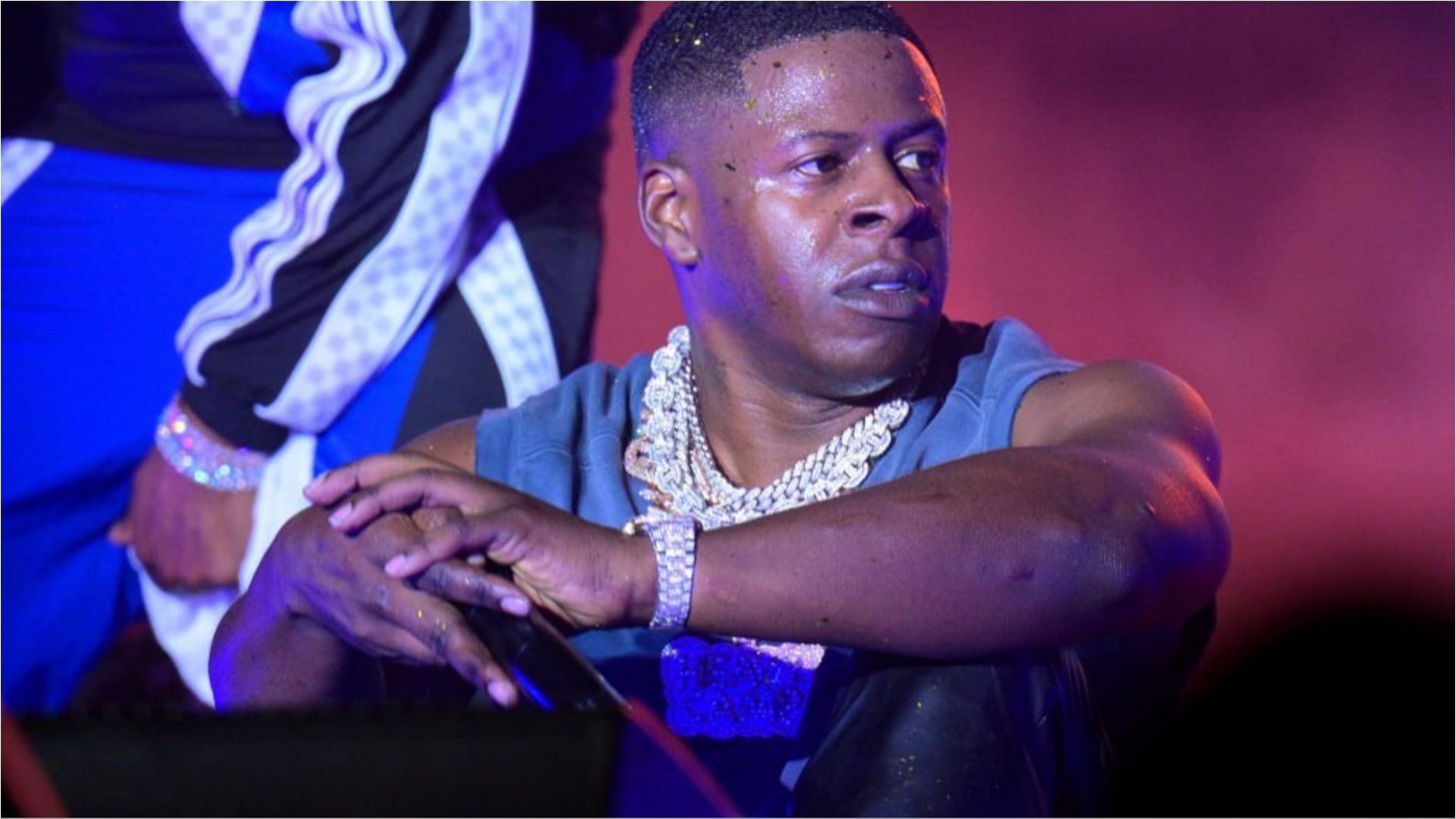 Blac Youngsta recently lost another brother to gun violence (Image via Prince Williams/Getty Images)