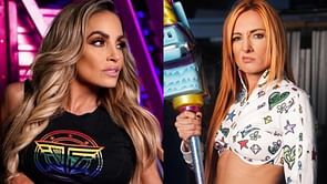 Trish Stratus takes her feud with Becky Lynch to the next level with personal comment about her husband