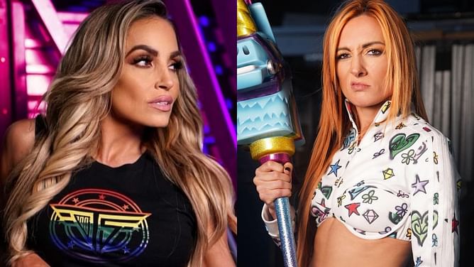 Trish Stratus takes her feud with Becky Lynch to the next level with personal comment about her husband
