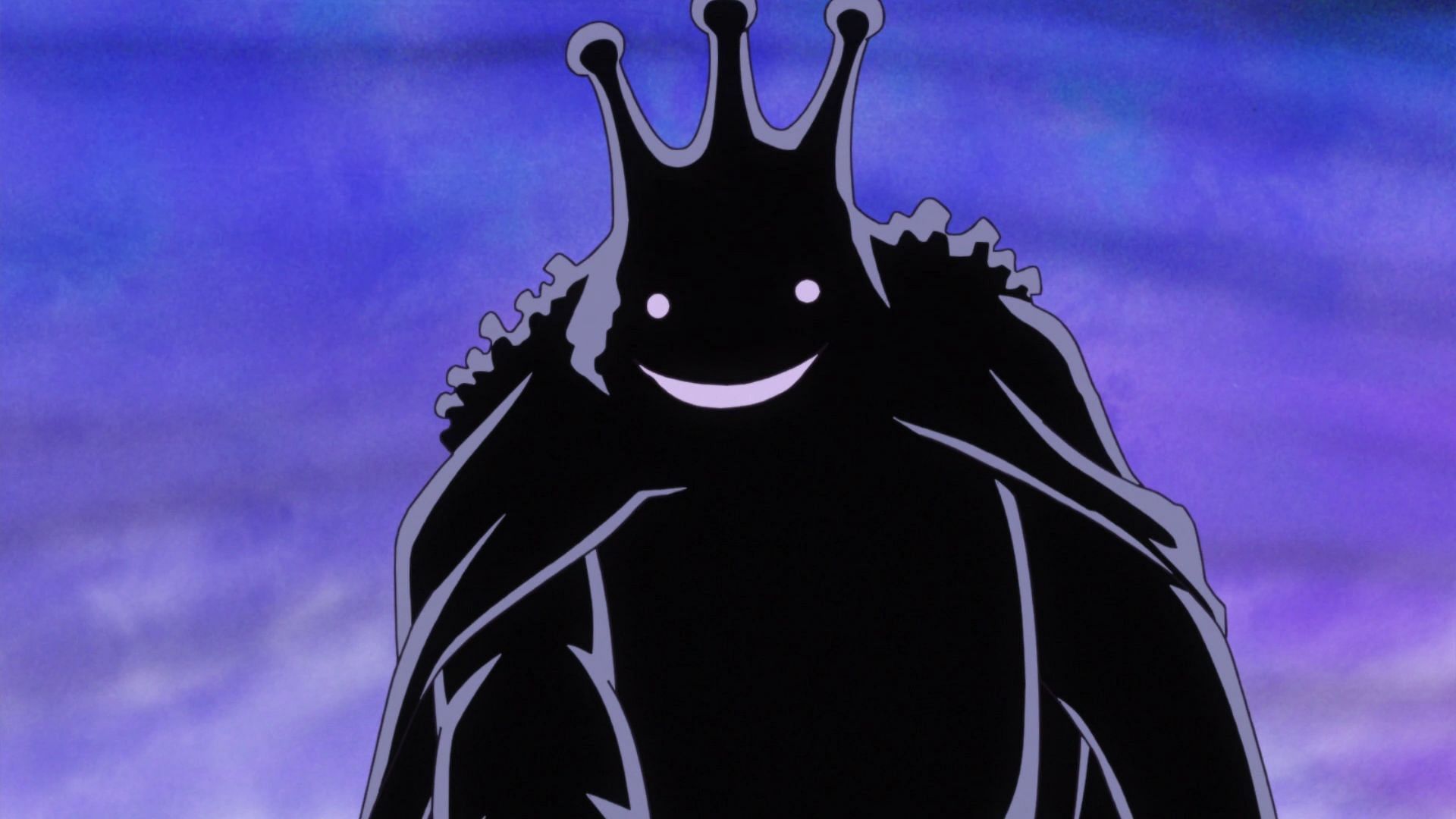 Loki&#039;s haunting silhouette as seen in the One Piece anime (Image via Toei Animation, One Piece)