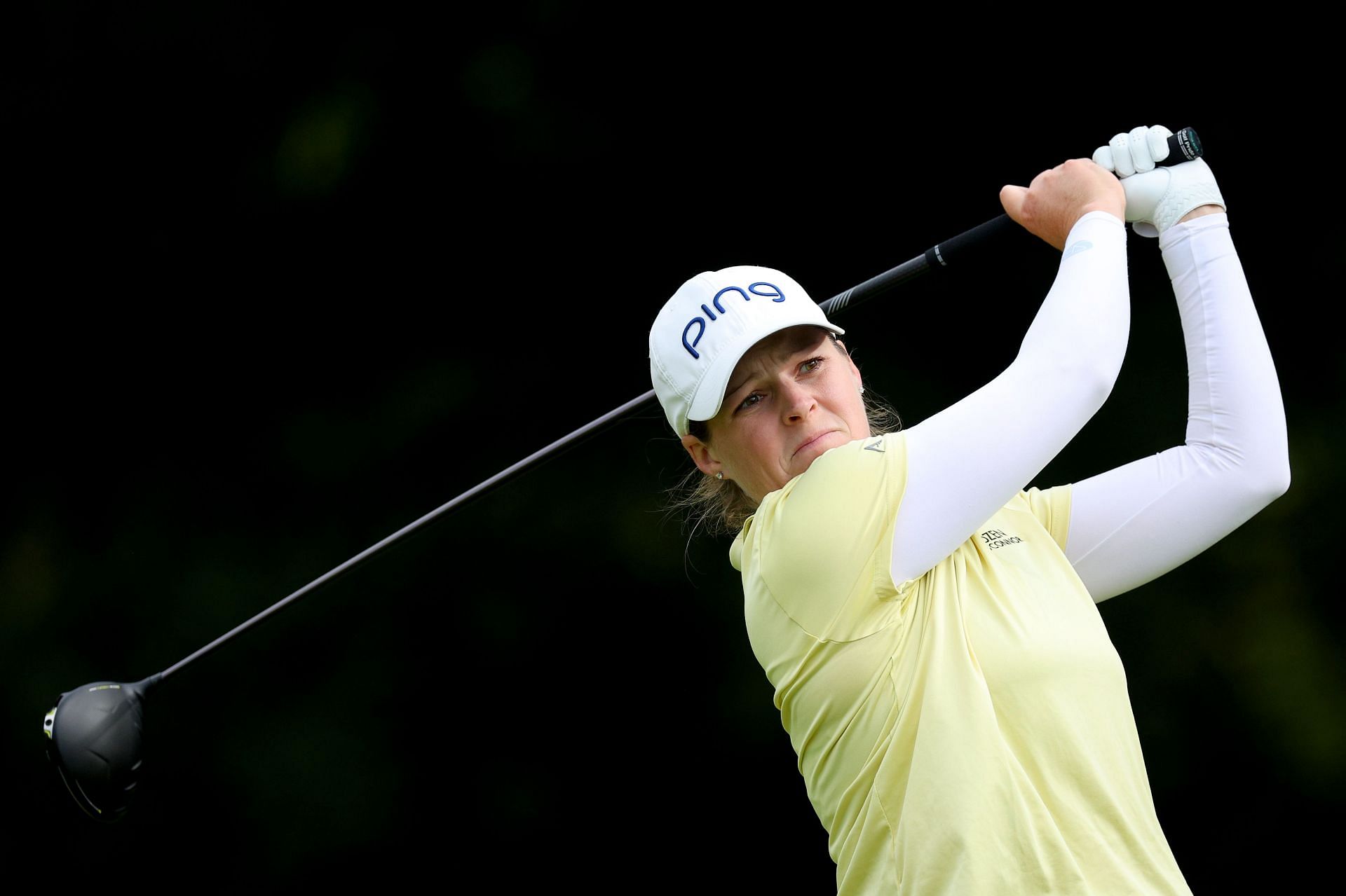 Ally Ewing at the AIG Women&#039;s Open (image via Getty)