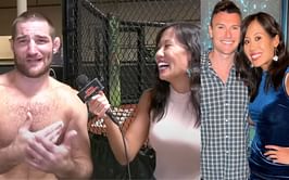 "Gotta discipline her" - Sean Strickland gives hilarious advice to The Schmo in interview with fiancee Helen Yee