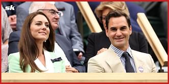 "It was so fun sitting next to Princess Catherine...sometimes we have to be careful we don’t speak too much" - Roger Federer
