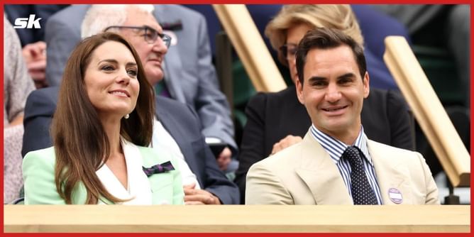 "It was so fun sitting next to Princess Catherine...sometimes we have to be careful we don’t speak too much" - Roger Federer