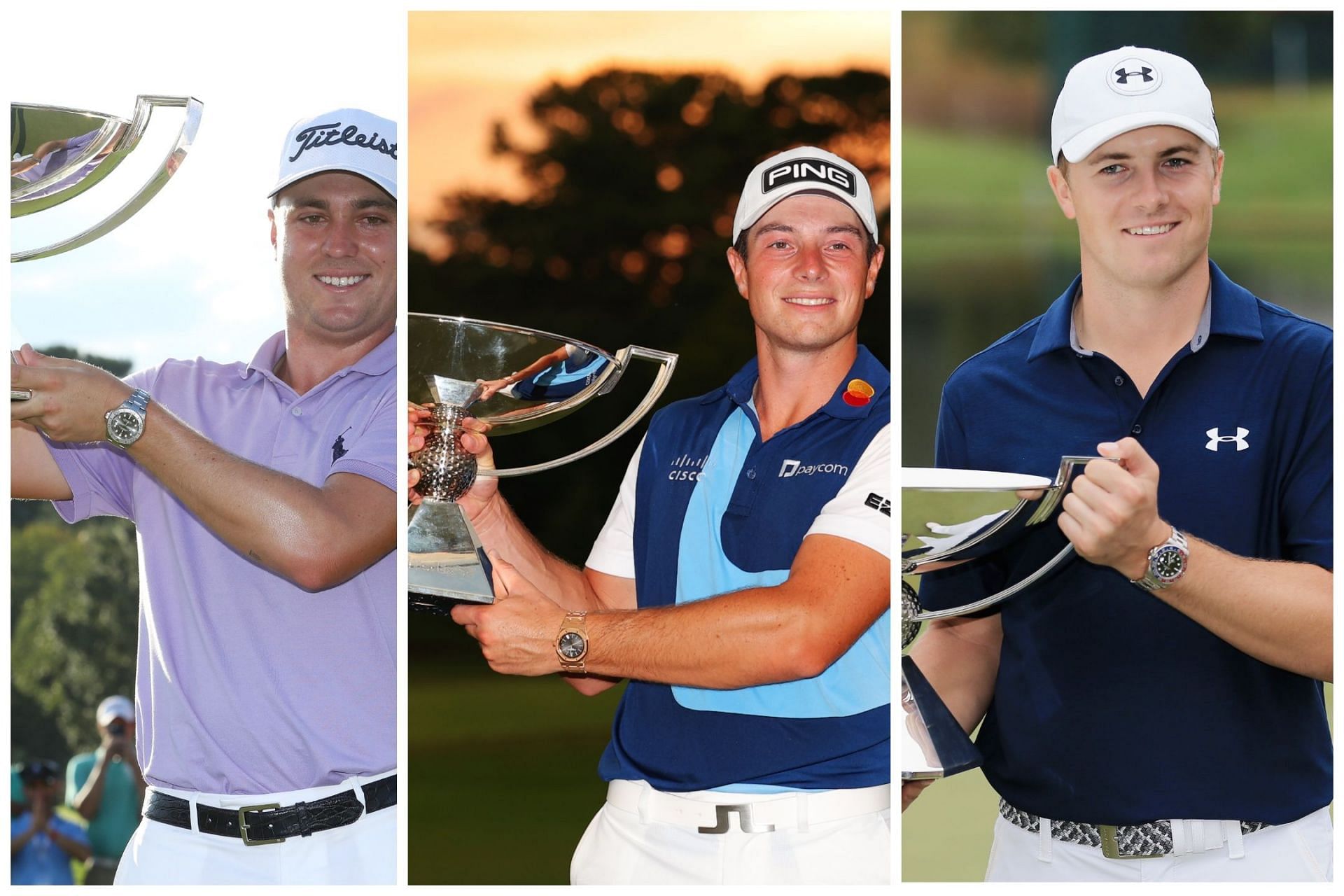 Justin Thomas, Viktor Hovland and Jordan Spieth are the youngest golfers to win the FedEx Cup