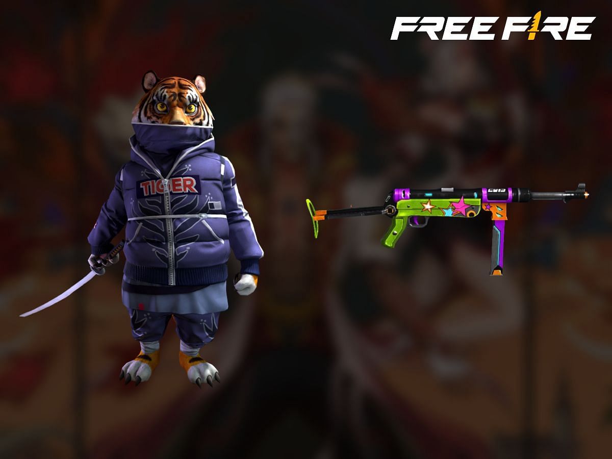 You can use Free Fire redeem codes and get free pets and gun skins (Image via Sportskeeda)