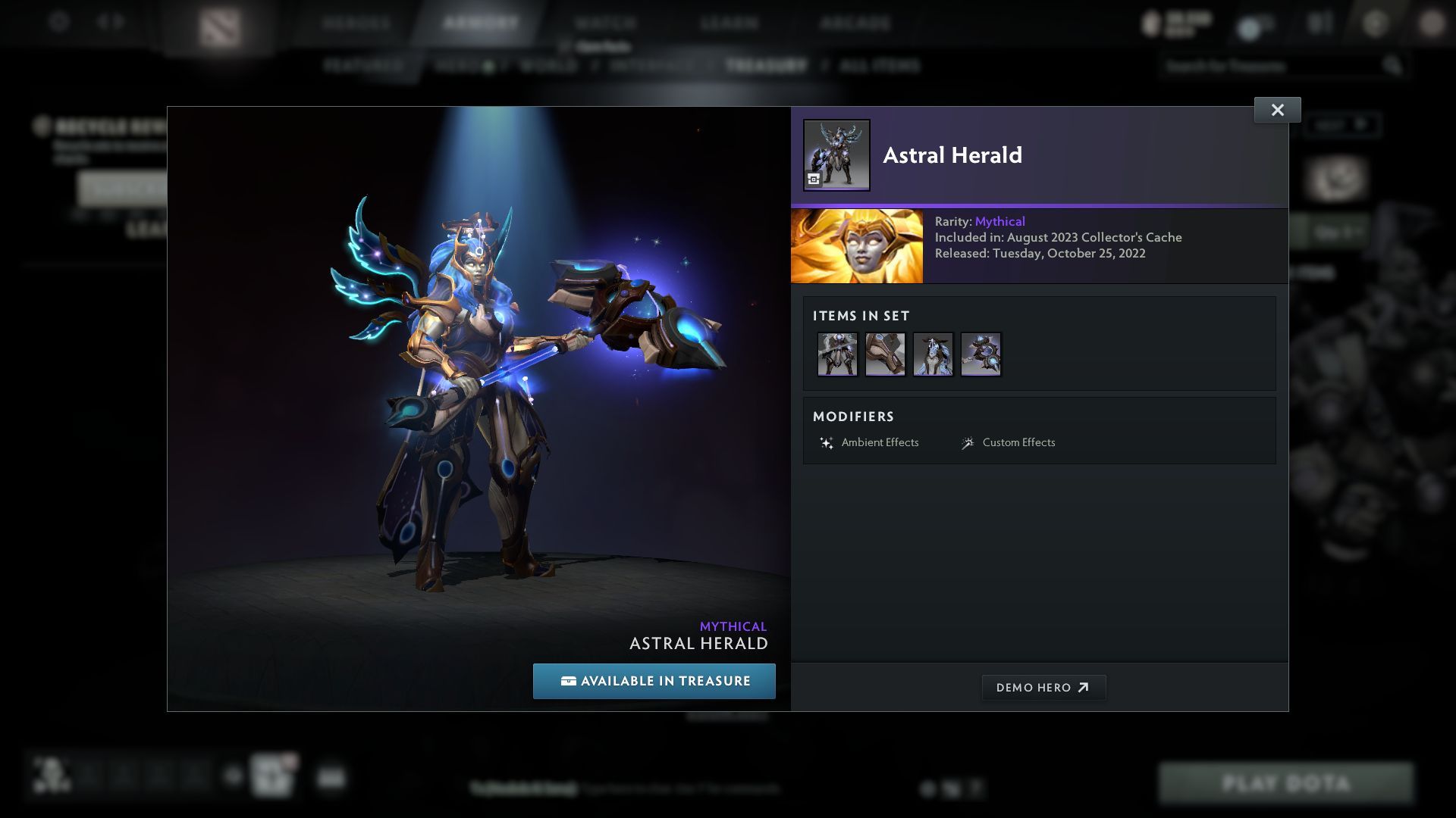 Dawnbreaker&#039;s Astral Herald (Image via Valve)