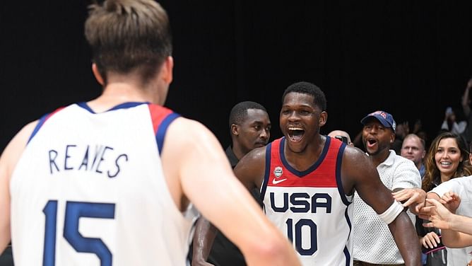 "We like each other a lot": Anthony Edwards believes Team USA's chemistry has been great from the get-go