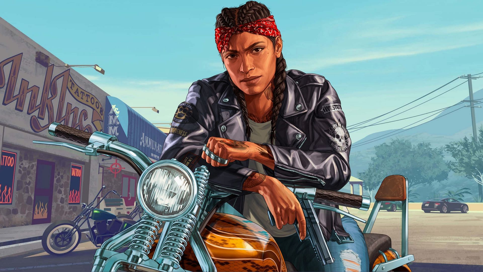 Official art for Bikers (Image via Rockstar Games)