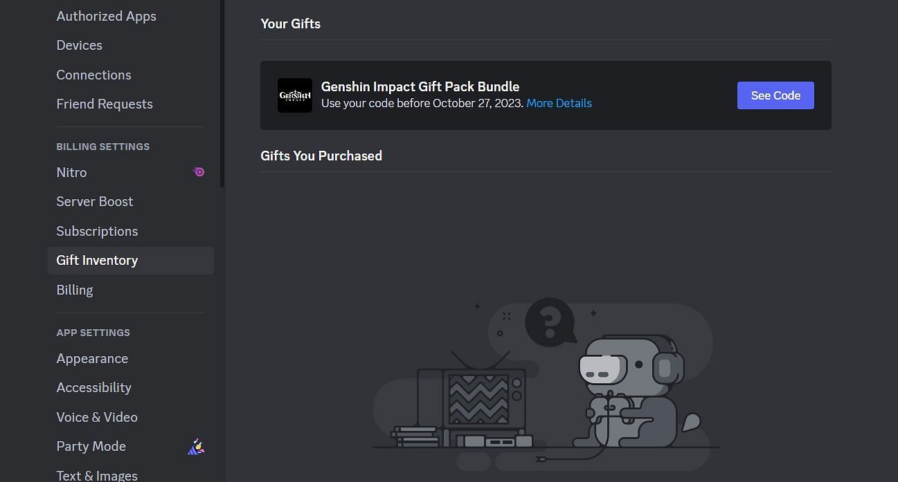 Genshin Impact x Discord Nitro gift bundle: How to claim free