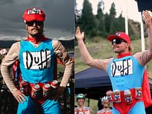 Valtteri Bottas wins the internet with his hilarious response to why he dressed up as a Duffman for a cycling race