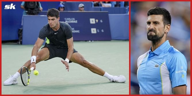"That match point at 5-3, I was like, man, come on, give up" - Novak Djokovic gushes over Carlos Alcaraz's fighting skills after Cincinnati final