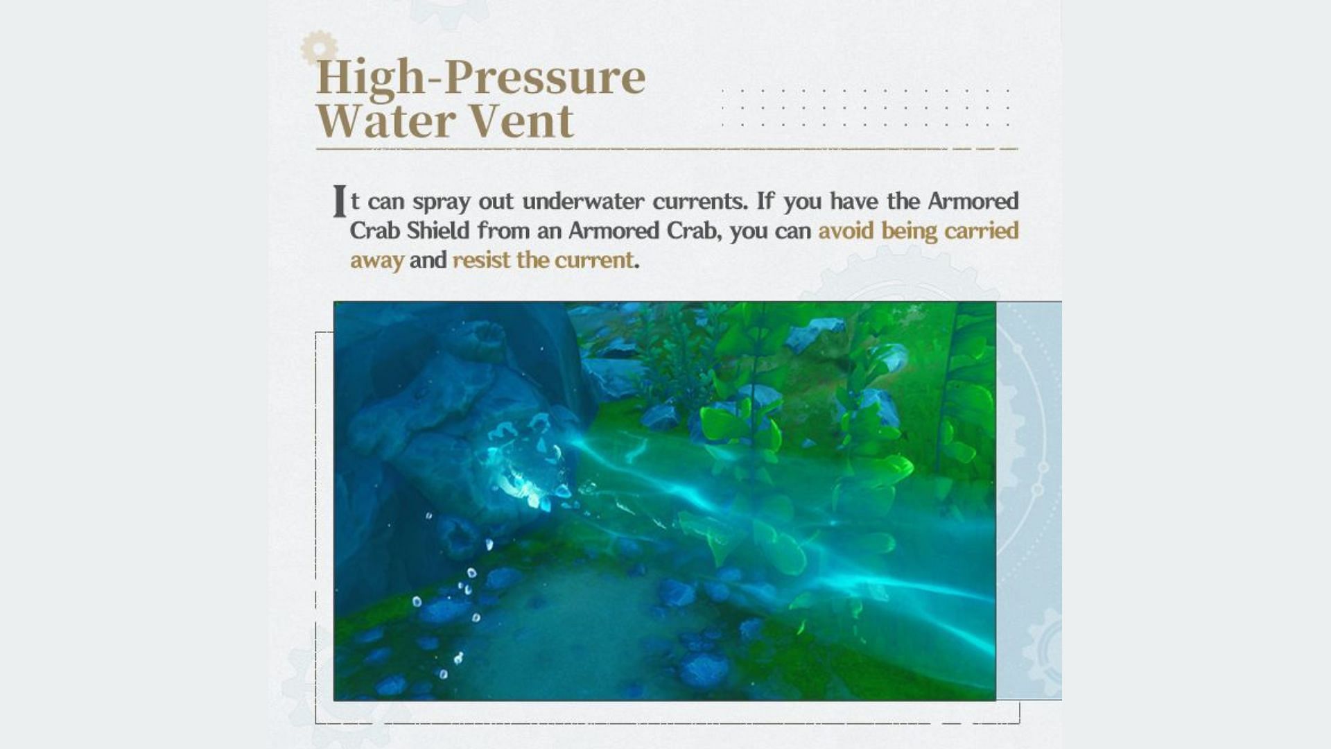 High-Pressure Water Vents is another means to travel around (Image via HoYoverse)