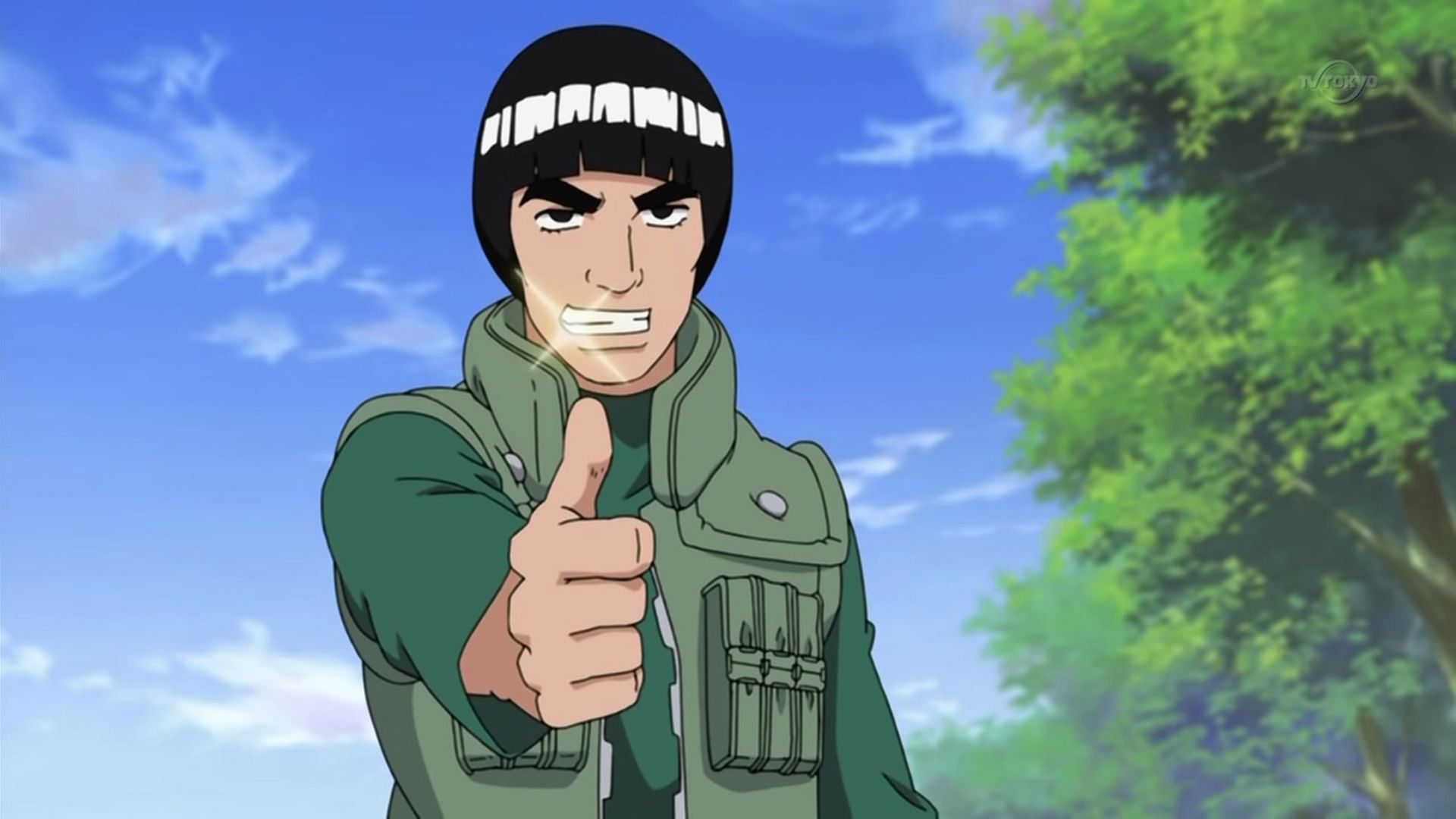 Guy (Image via Studio Pierrot, Naruto)