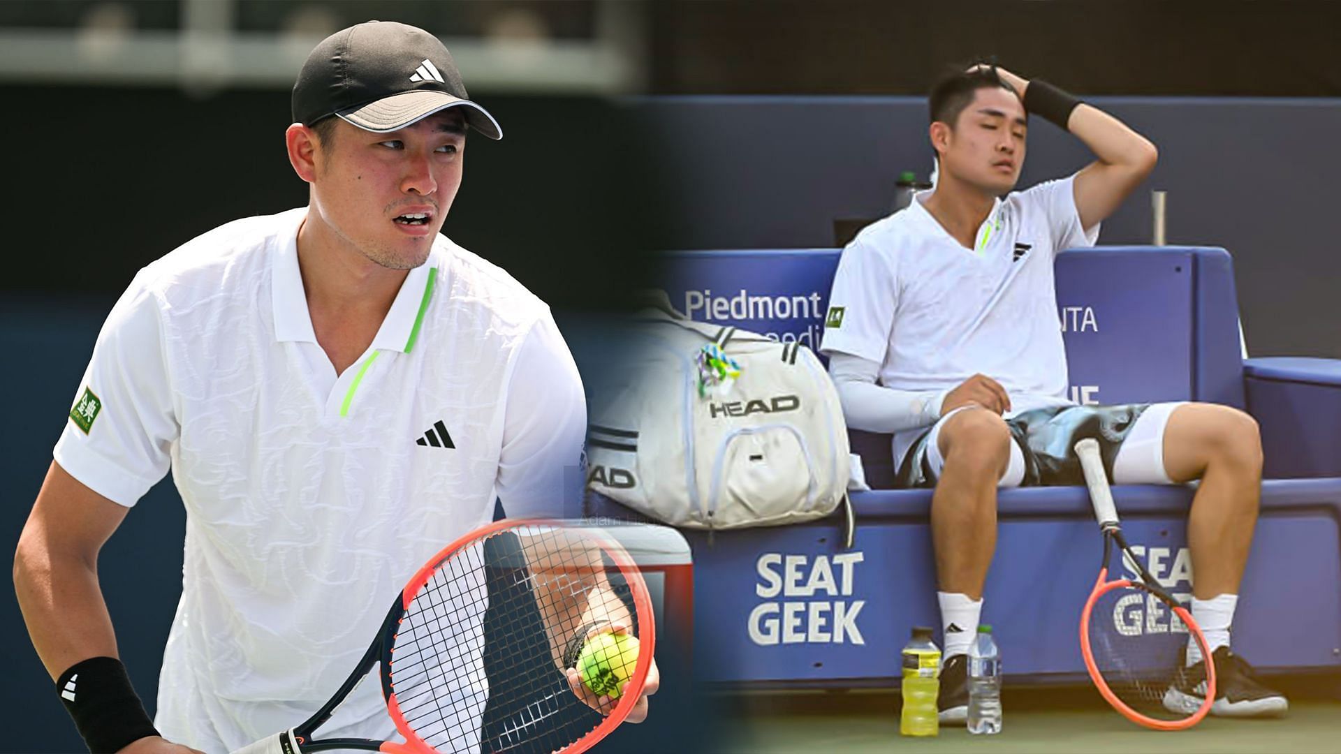 Yibing Wu passed out due to heat at the 2023 Citi Open