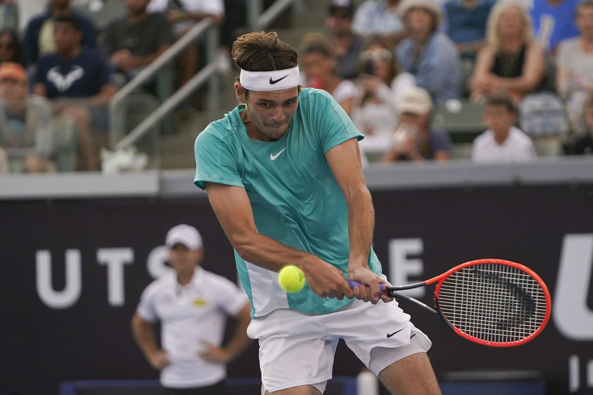 Taylor Fritz at the 2023 Ultimate Tennis Showdown.