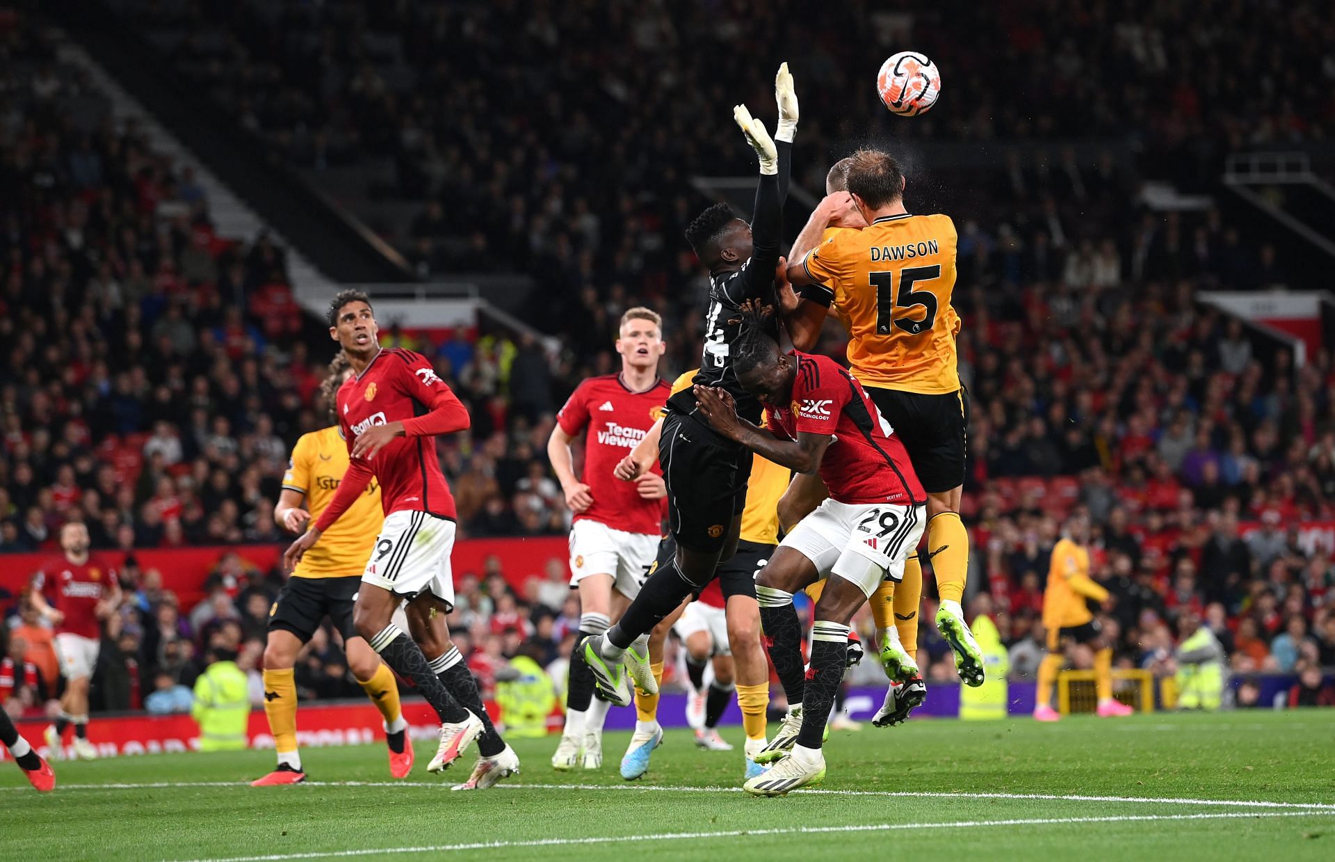 The new Red Devils shot-stopper made his debut against Wolves.